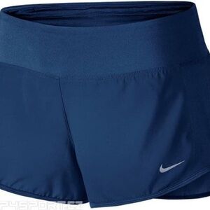 Women’s Nike Small Navy Blue Nike Dry-Fit 3” Crew Shorts